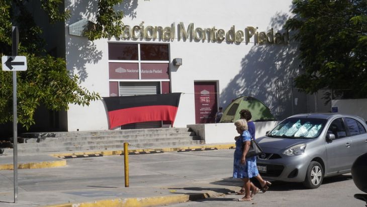 National Monte de Piedad Workers Union Strike Gains Solidarity and Support from Other Unions in Campeche