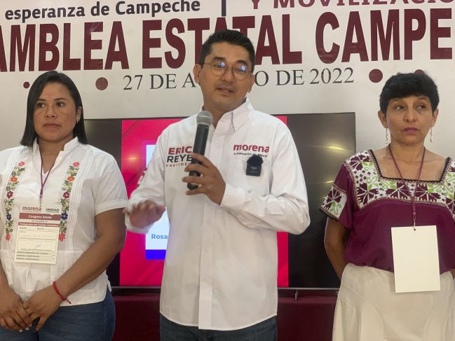 La Jornada Maya | Campeche | Jairo Magaña | Erick Reyes es elegido como  dirigente de Morena en Campeche