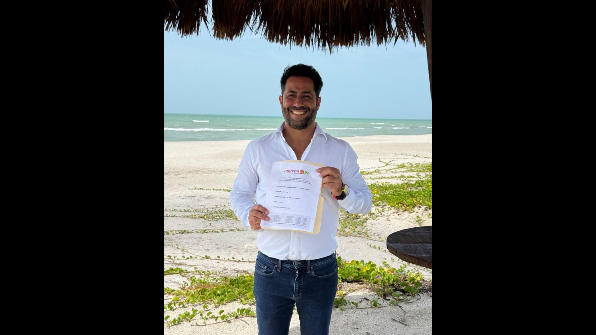 Pablo Gutiérrez Lazarus se presenta como aspirante a gobernador de Campeche por la 4T