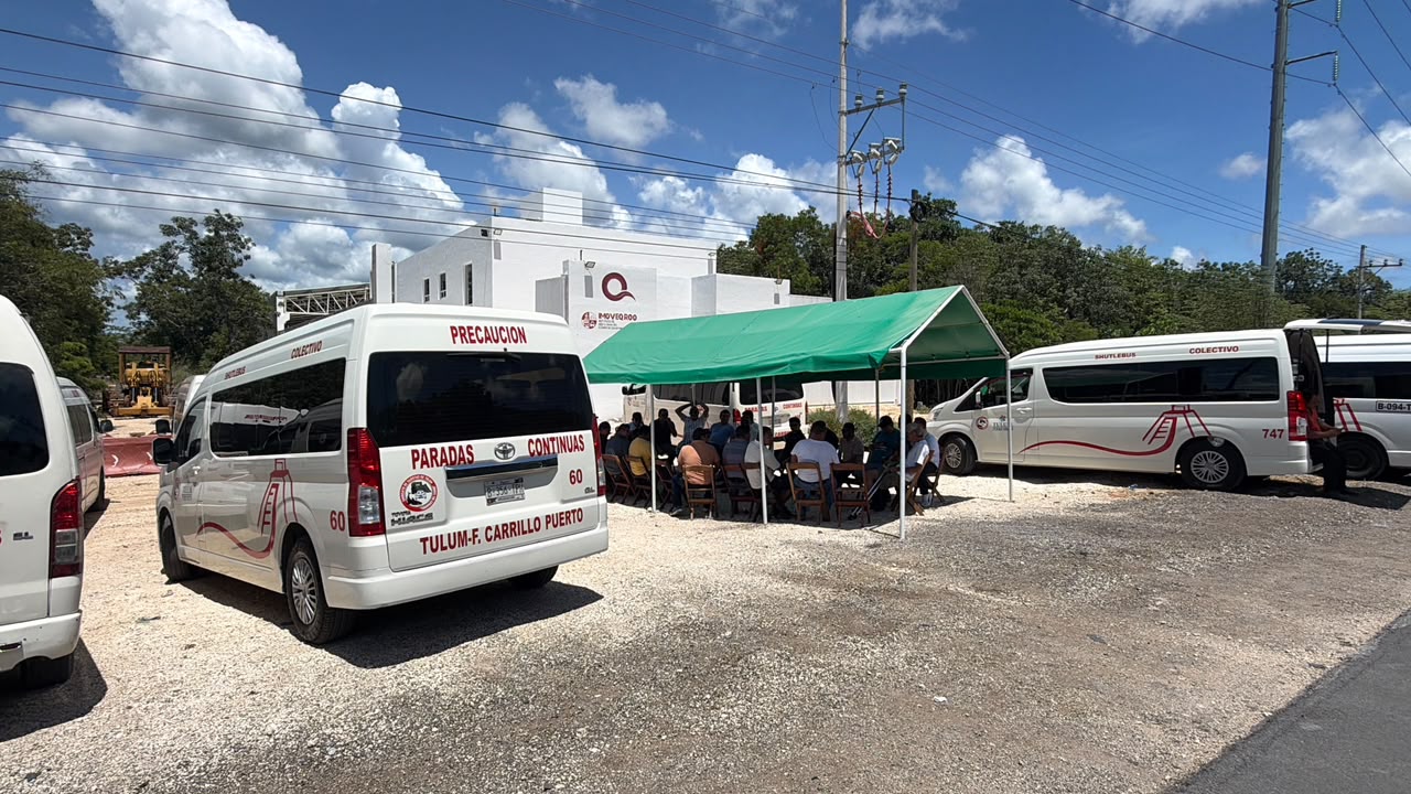 Quintana Roo busca frenar competencia desleal entre transportistas