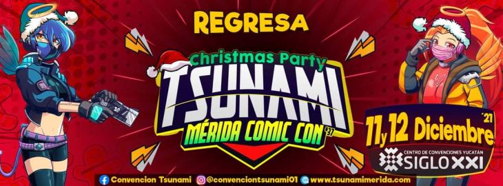 Regresa la convención Tsunami a Mérida
