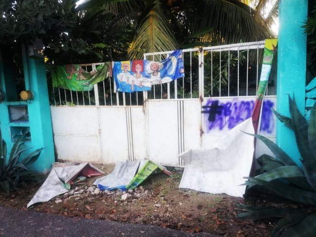 Vandalizan Centro de Derechos Humanos en Valladolid