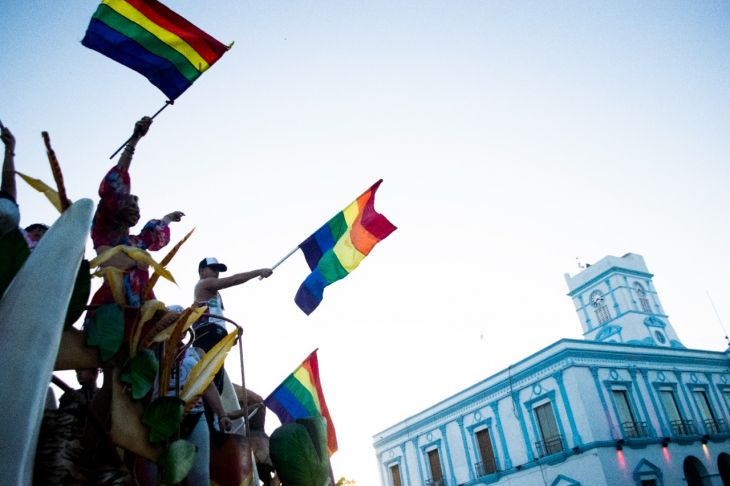 Así se vivió la marcha de la comunidad LGBT en Progreso