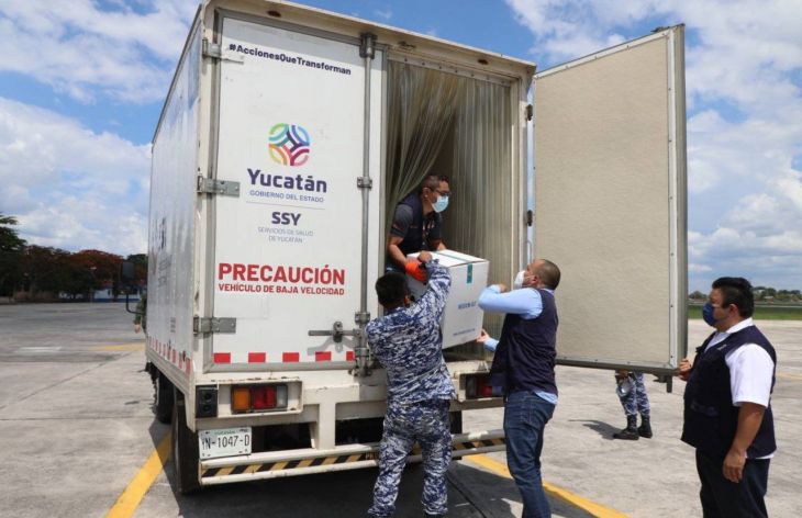 Llegan a Yucatán 36 mil dosis anti Covid-19 para niños de 5 a 11 años