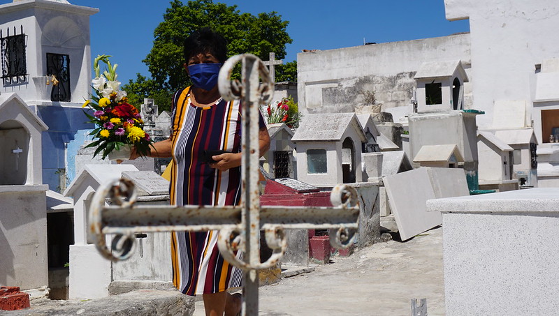 Panteones de Mérida con medidas sanitarias para el Día de la Madre