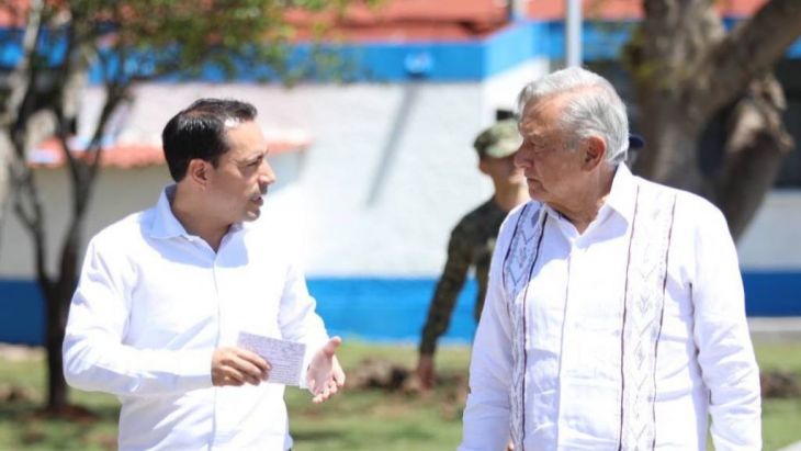 Tren Maya: AMLO se reúne con constructores en Yucatán