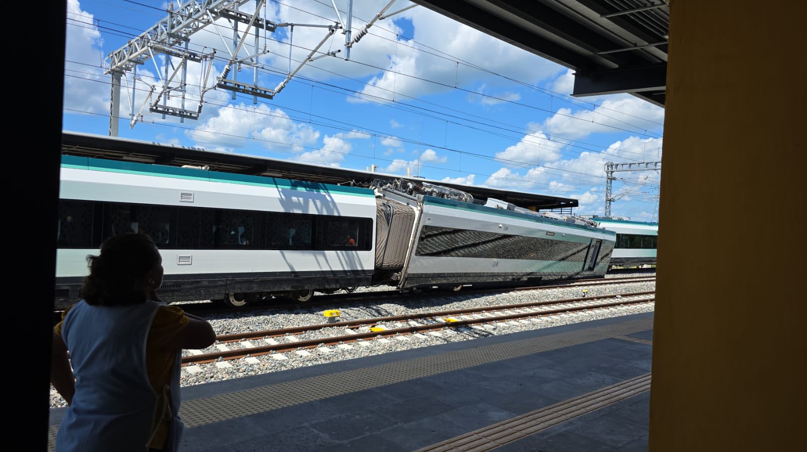 Descarrila vagón del Tren Maya en Izamal, Yucatán