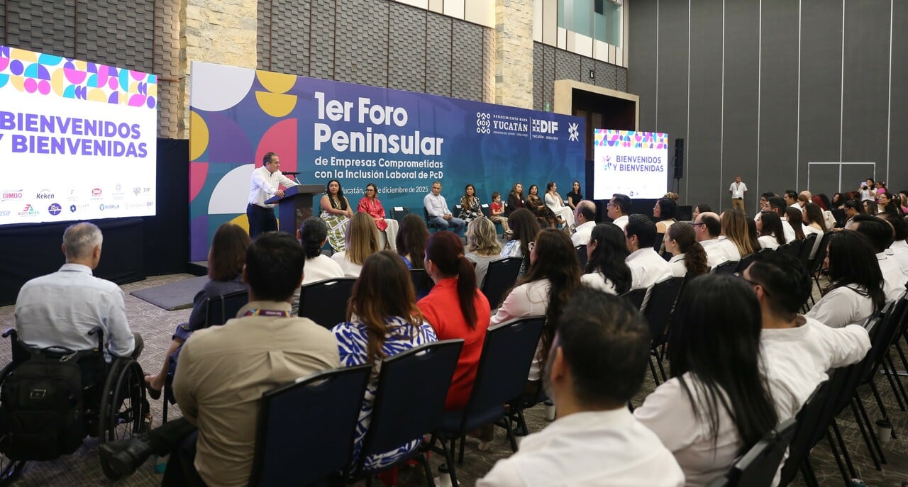 Formalizan en Yucatán la iniciativa Península T-Incluye, una alianza regional por la inclusión laboral