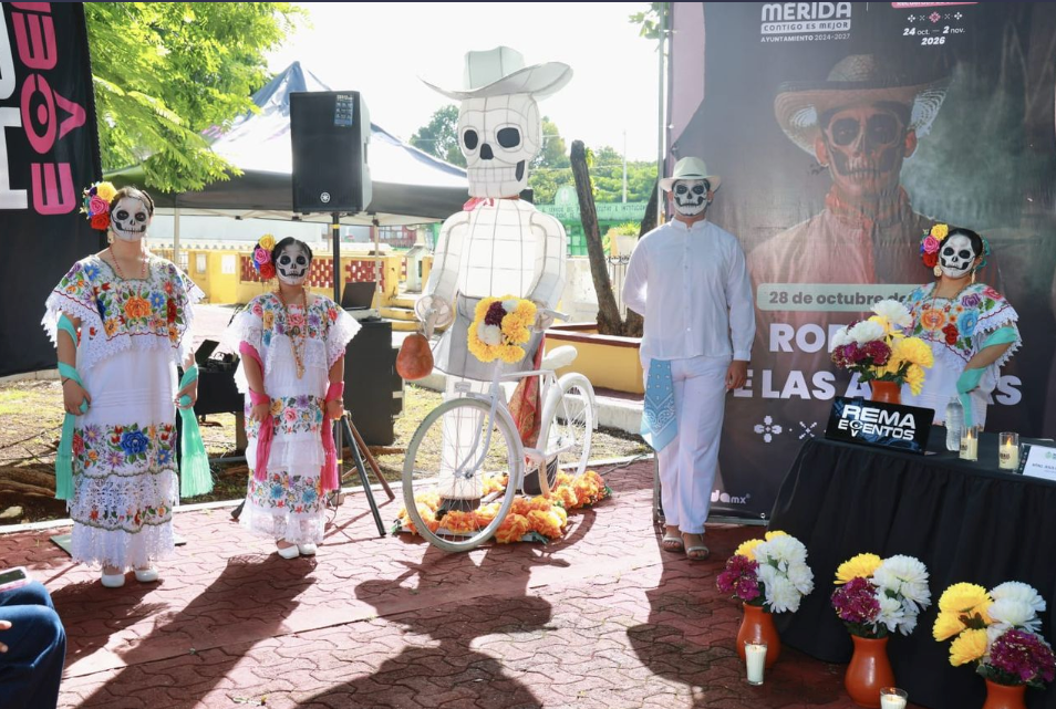 Rodada de las Ánimas cumplirá 10 años de fortalecer las tradiciones y la movilidad sostenible en Mérida