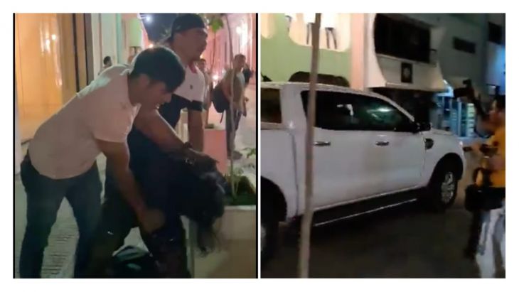 Policía detiene a cuatro personas que se manifestaban a favor de Sitilpech