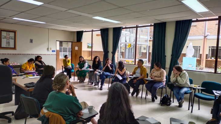 Mujeres mayas de Sanahcat comparten experiencias en Colombia