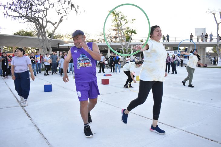 Personas con discapacidad se ‘apropian’ de La Plancha con rally inclusivo: Fotos 