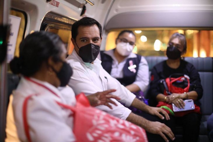  Mauricio Vila supervisa funcionamiento de las Rutas Nocturnas en Mérida