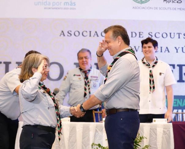 Ayuntamiento reconoce movimiento scout en Mérida y Yucatán