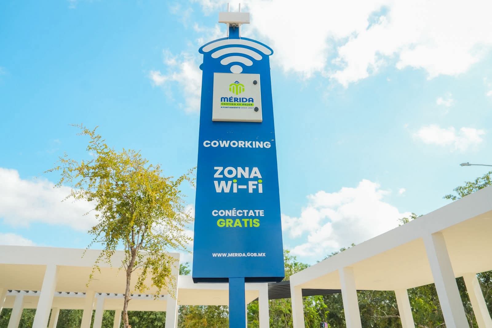 Alcaldesa de Mérida inaugura el primer parque con coworking ''Los Héroes VI''