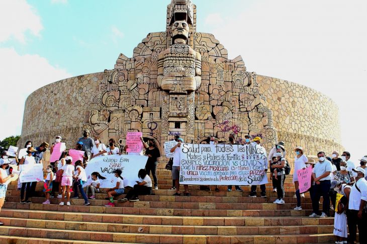 Exigen en Yucatán que la niñez reciba la vacuna de Pfizer contra Covid-19