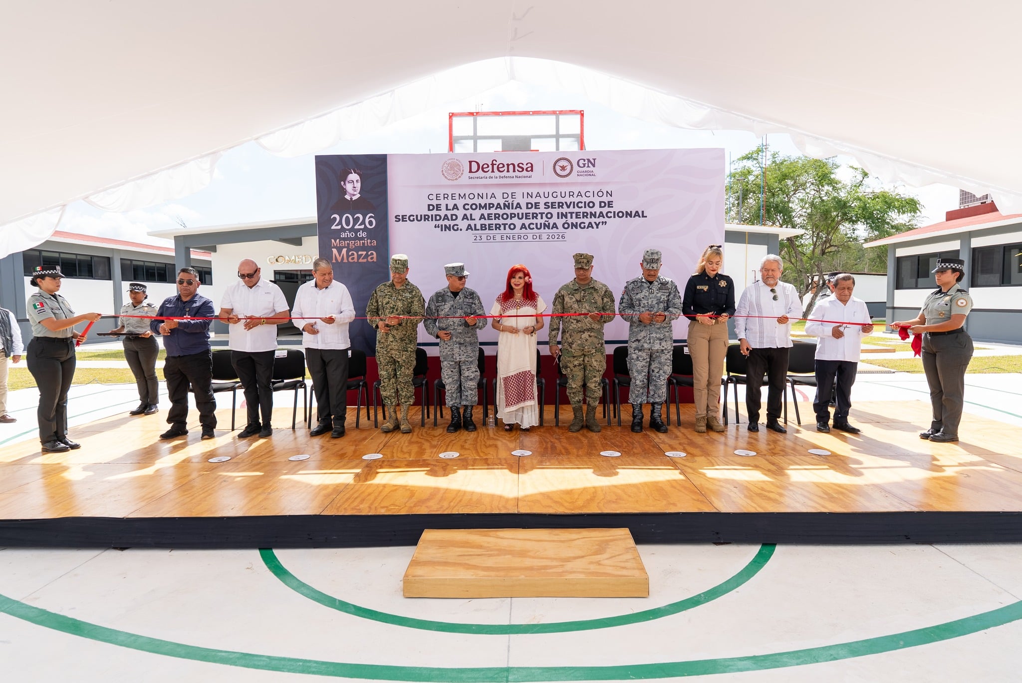 Inauguran unidad habitacional de la Guardia Nacional en Campeche