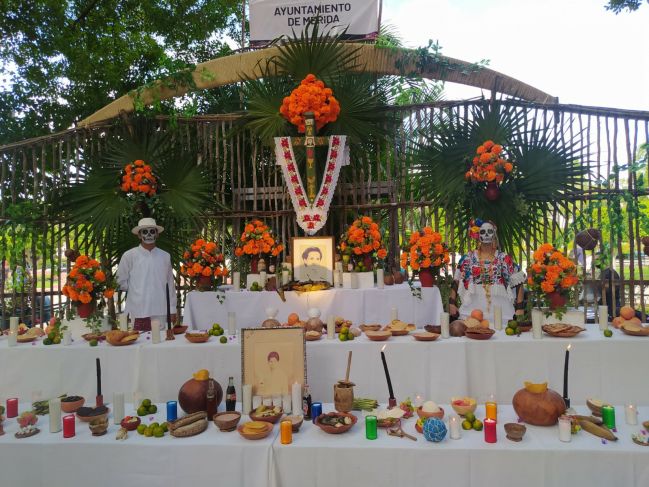 La Jornada Maya Yucatán Juan Manuel Contreras Inauguran Altar