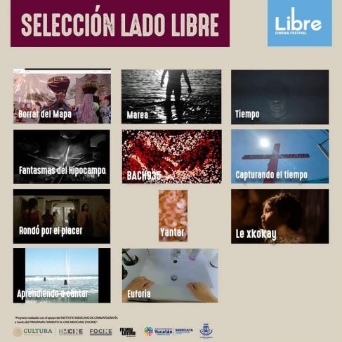 Proyección de cortometrajes, ''Selección Lado Libre'', de Libre Cinema Festival