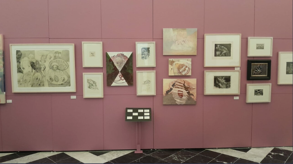 Inauguran en Mérida exposición 'Coloquio de los Pinceles', diálogo entre obras del pintor Vlady y Siegrid Wiese