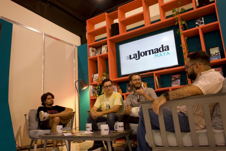 Nuevas masculinidades, representación LGBTQIA+ y promoción de la lectura en el primer día de ‘La Jornada Maya’ en la Filey  