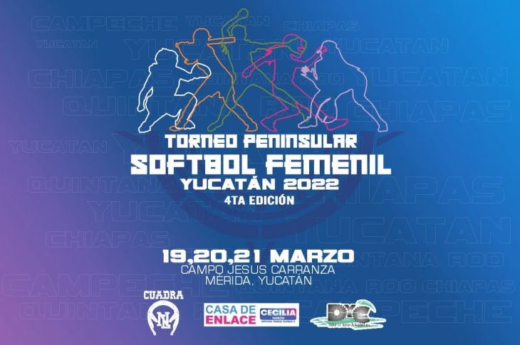 Torneo Peninsular de Softbol Femenil tendrá lugar en Mérida