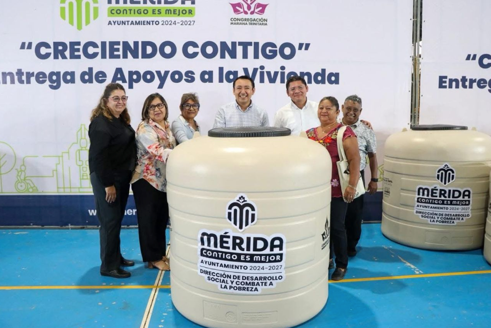 Ayuntamiento de Mérida abre nueva convocatoria de subsidios en tinacos