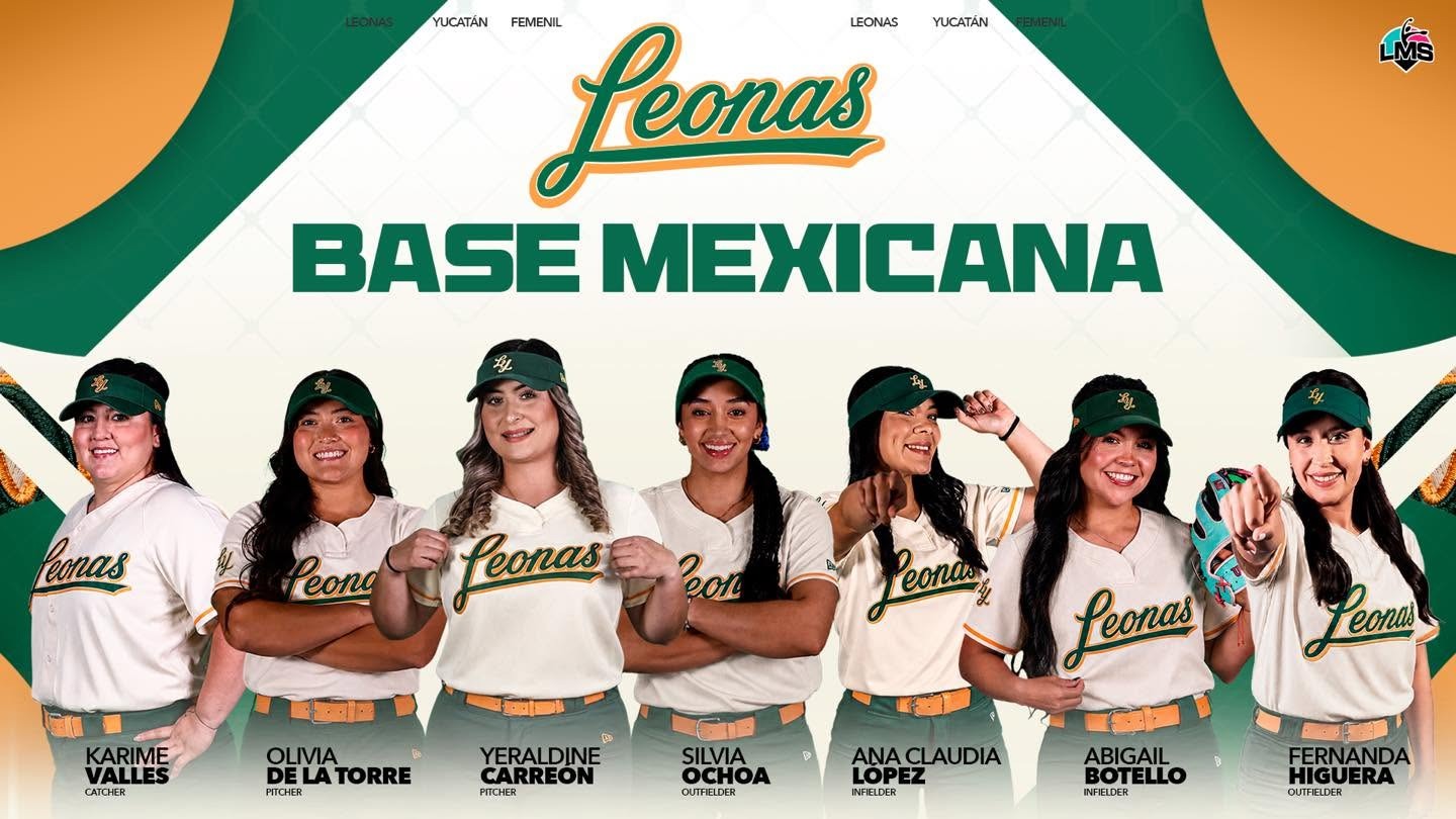 Leonas de Yucatán, primer equipo profesional de sóftbol femenil de la península