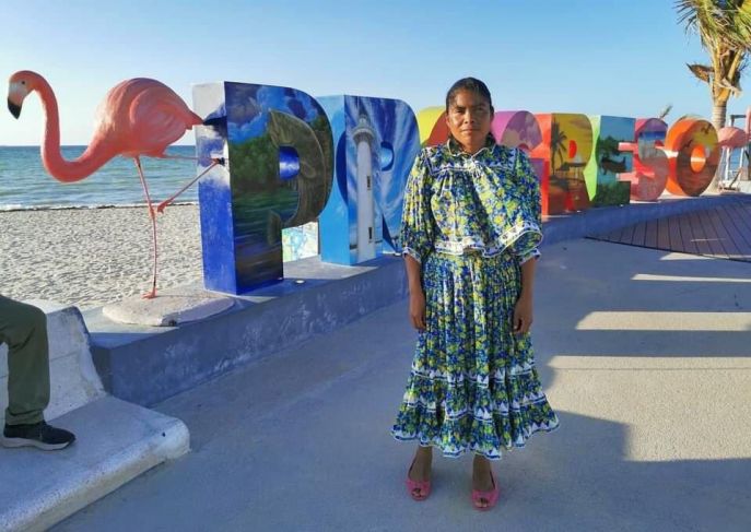 Lorena Ramírez, la de los pies ligeros, presente en Maratón de la Marina 2022 de Progreso