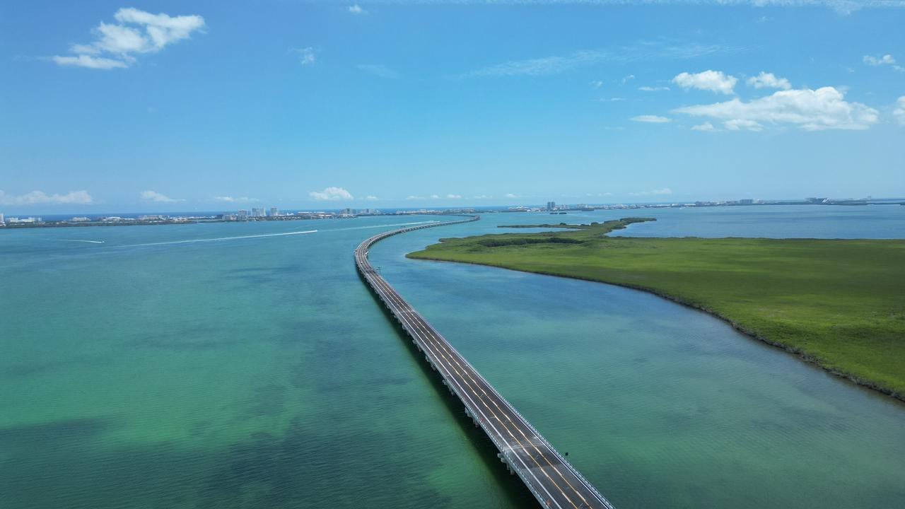 Con carrera recreativa y la visita de la presidenta Sheinbaum se inaugurará el 2 de mayo el puente Nichupté