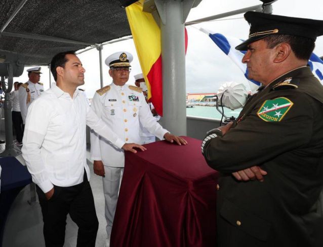 Vila Dosal reconoce la labor de la Marina salvaguardando los mares de México