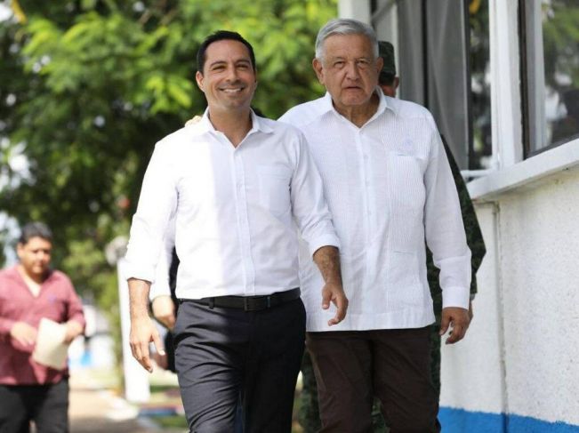 Vila y AMLO avanzan en proyectos para Yucatán: Tren Maya y Parque La Plancha