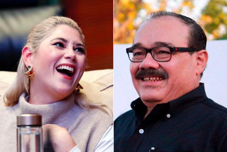 Verónica Camino y Ramírez Marín, precandidatos al Senado por Morena