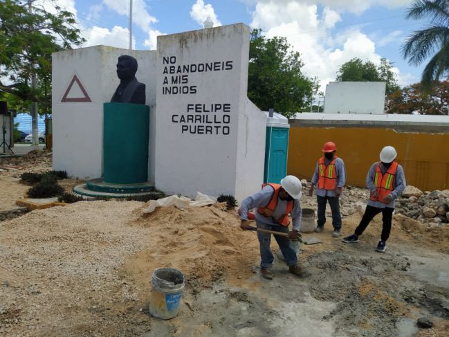 Comienza rehabilitación en el parque de la colonia Felipe Carrillo Puerto de Mérida