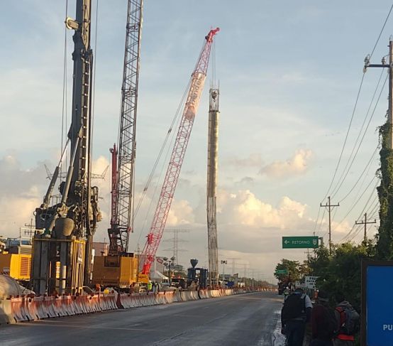Anuncian cierres de calles en Playa del Carmen por obras del Tren Maya