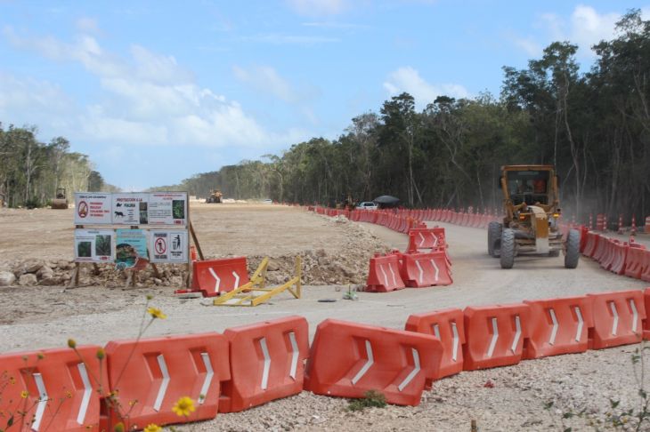 Siguen trabajos del Tren Maya en el tramo 5, pese a suspensión
