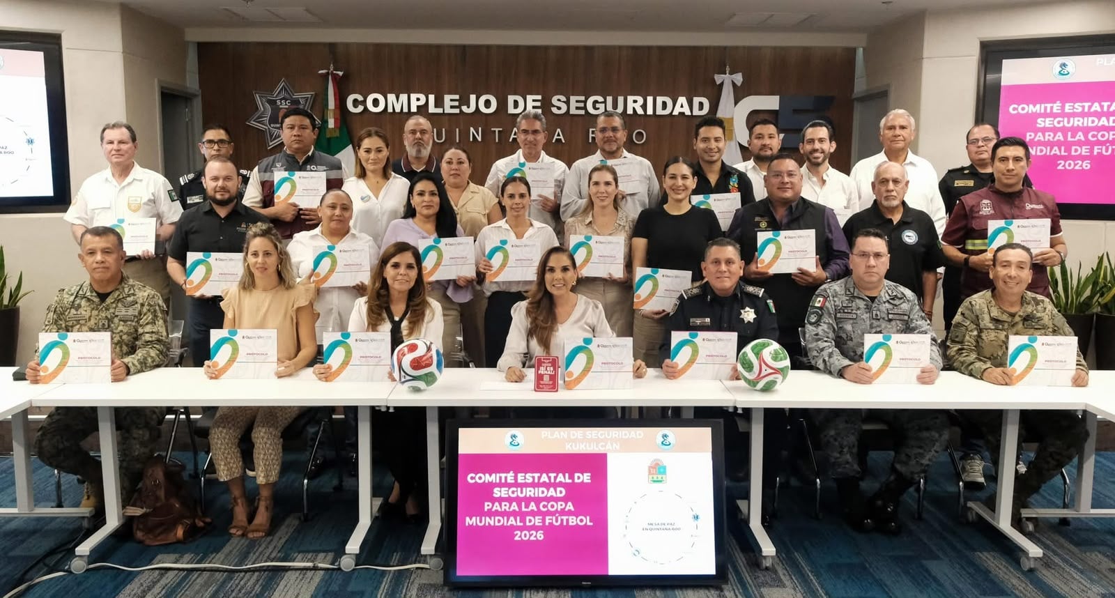 Quintana Roo presenta protocolo para evitar que infantes sean víctimas de trata durante la Copa Mundial de Futbol