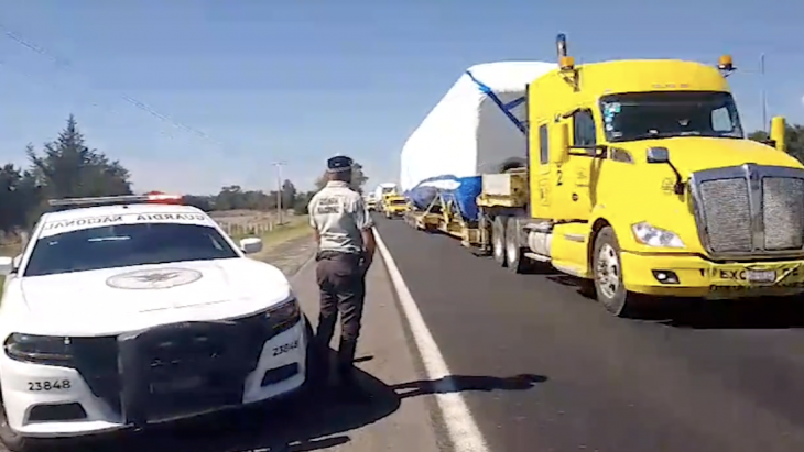 Un nuevo convoy del Tren Maya se dirige a Quintana Roo 