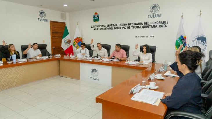 Cabildo de Tulum aprueba compatibilidad de uso de suelo del derecho de vía del Tren Maya