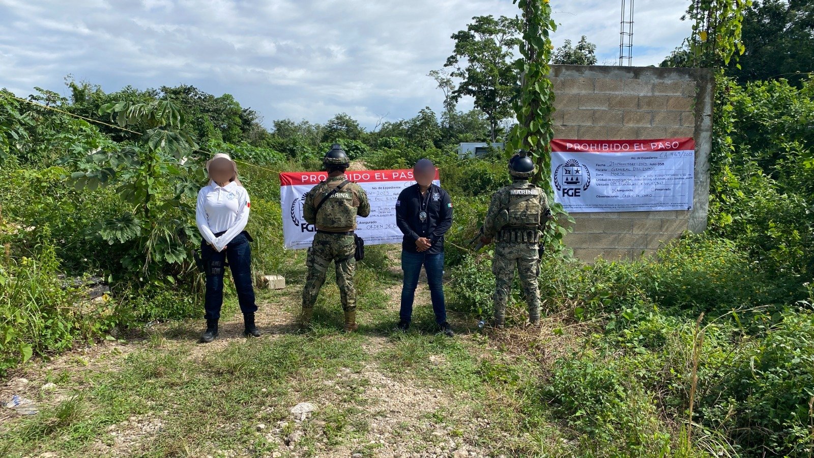 FGE Quintana Roo y Secretaría de Marina predio por delitos contra el ambiente