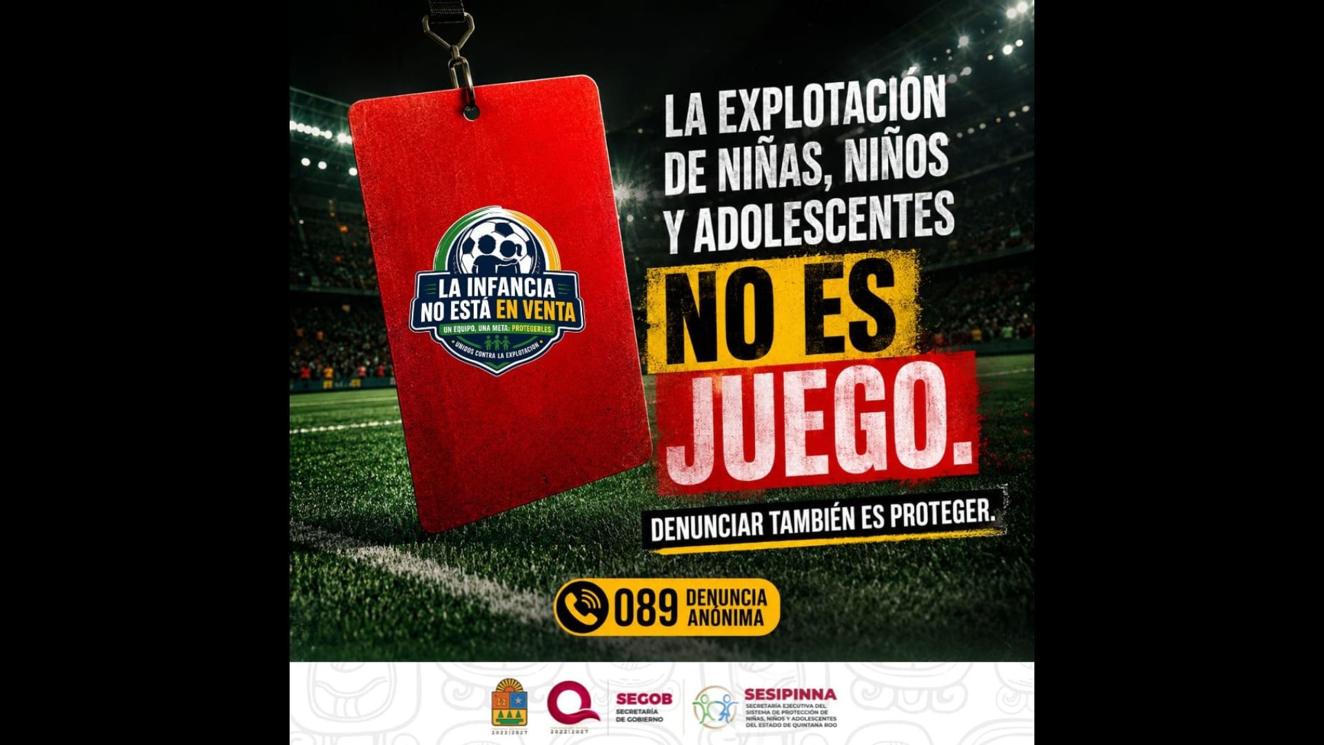 Sipinna QRoo lanza campaña para protección de niñas, niños y adolescentes durante el Mundial 2026