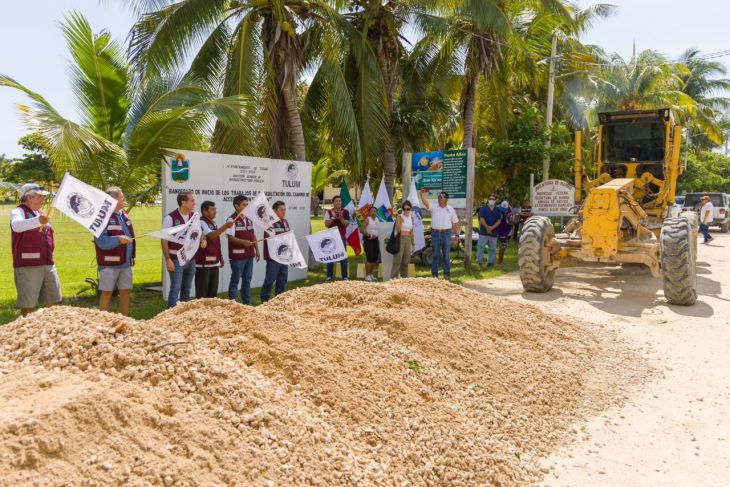 Rehabilitación del camino a Punta Allen permitirá llegada de pasajeros del Tren Maya: Diego Castañón