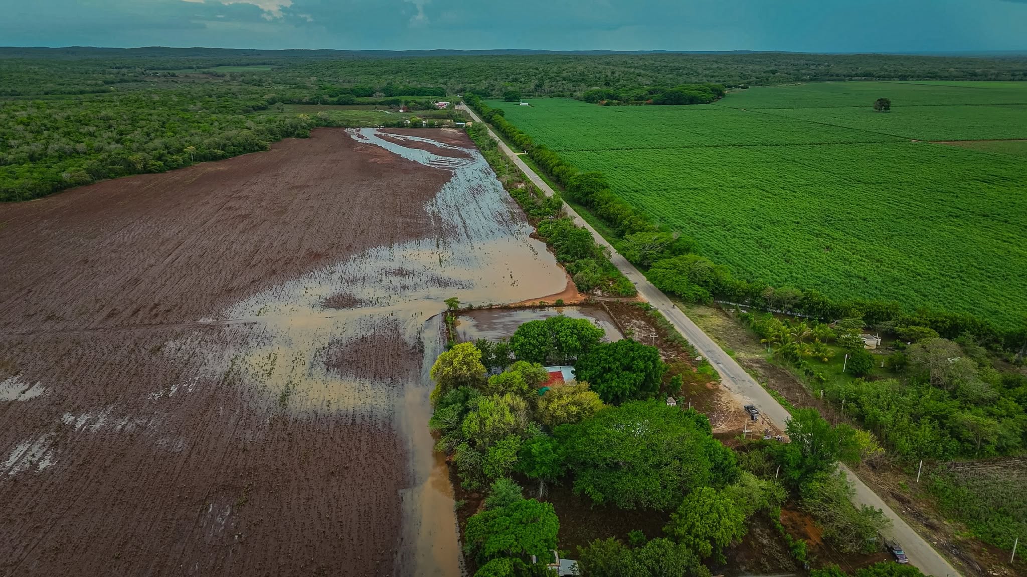 Lluvias no causan daños en carreteras estatales de Campeche; Sedumop mantiene vigilancia permanente