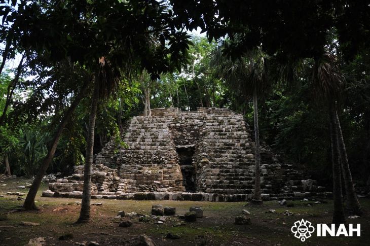 Oxtankah, ciudad maya en la bahía de Chetumal y parte de la ruta del Tren Maya