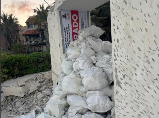 Clausuran trabajos de demolición presuntamente irregulares en Akumal, Tulum