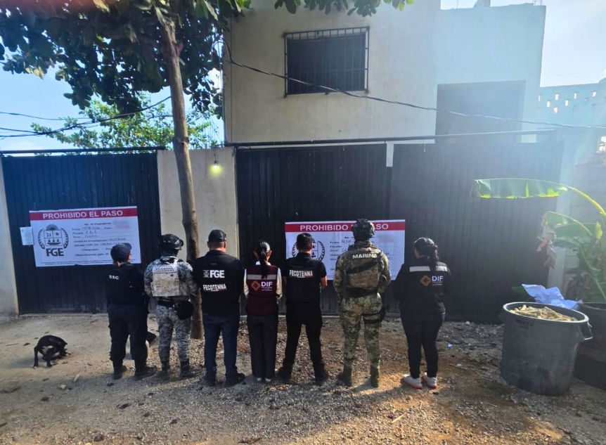 Rescatan a tres adolescentes víctimas de explotación laboral en Playa del Carmen
