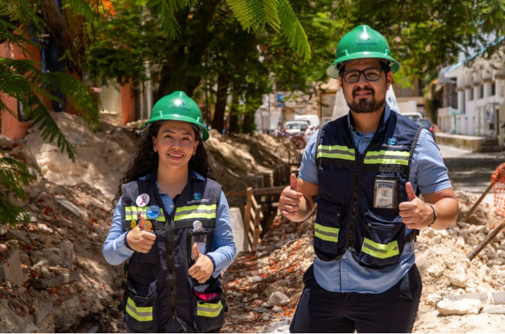 Aguakan informa sobre trabajos de interconexión de agua potable en zona de captación de Cancún