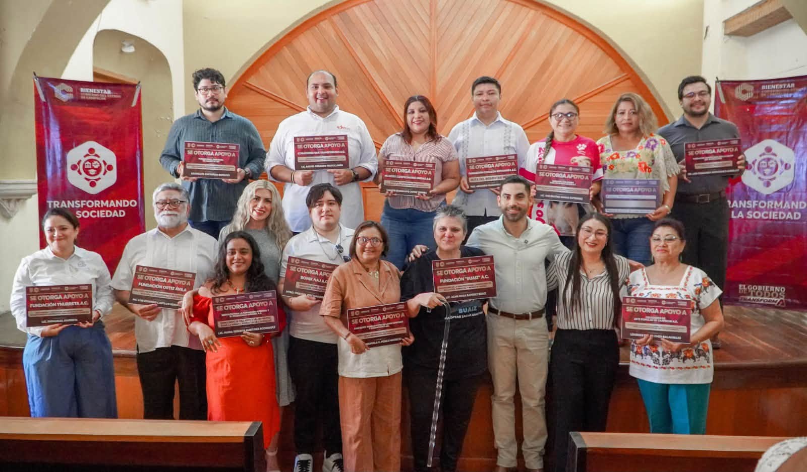 Bienestar impulsa a 15 organizaciones civiles con apoyos en Campeche