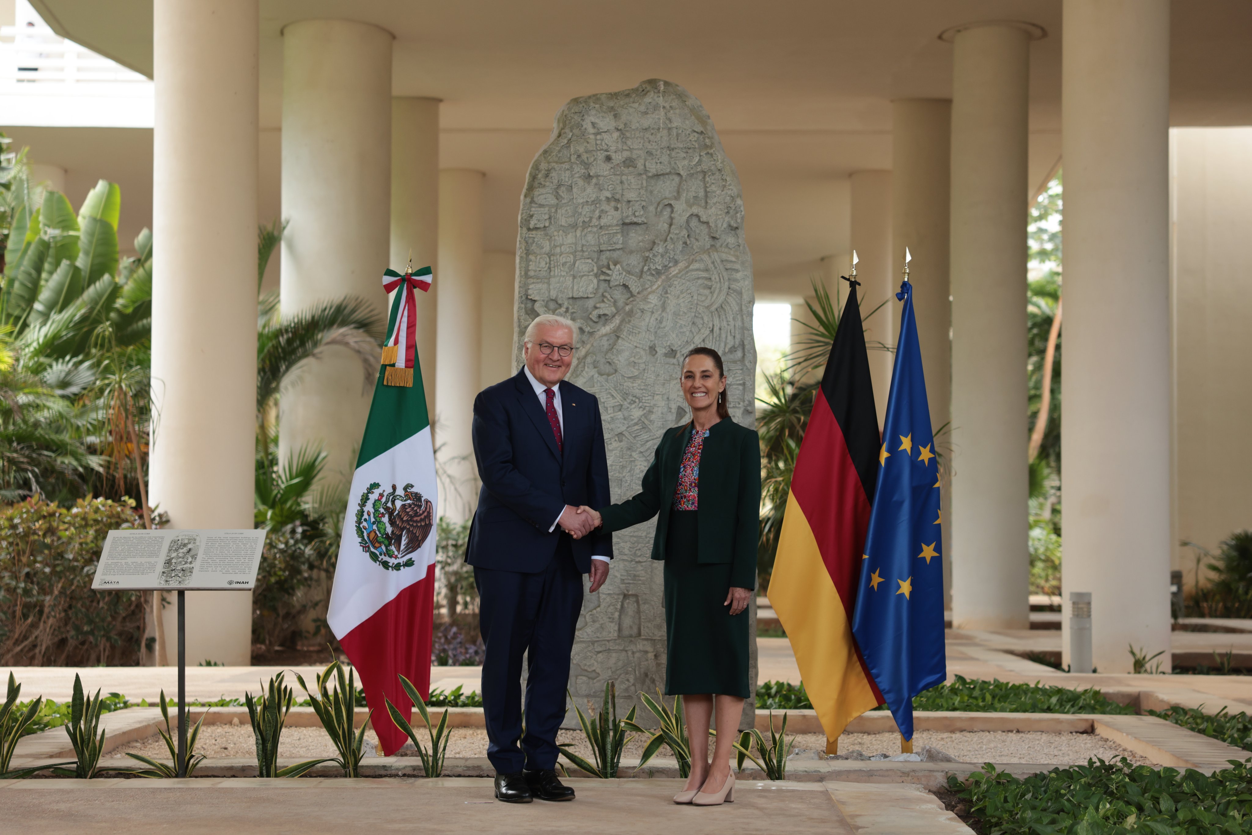 Mara Lezama califica como histórico para Cancún el encuentro entre la presidenta Claudia Sheinbaum y su homólogo alemán Frank-Walter Steinmeier 