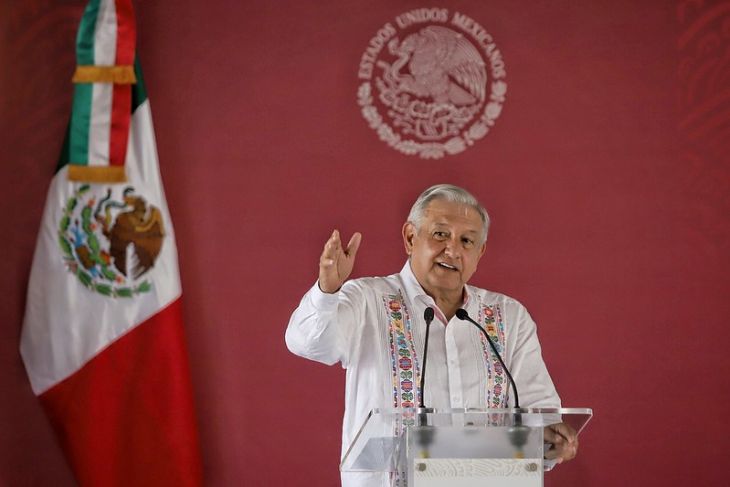 AMLO llega a QRoo para dar banderazo a obras del Tren Maya